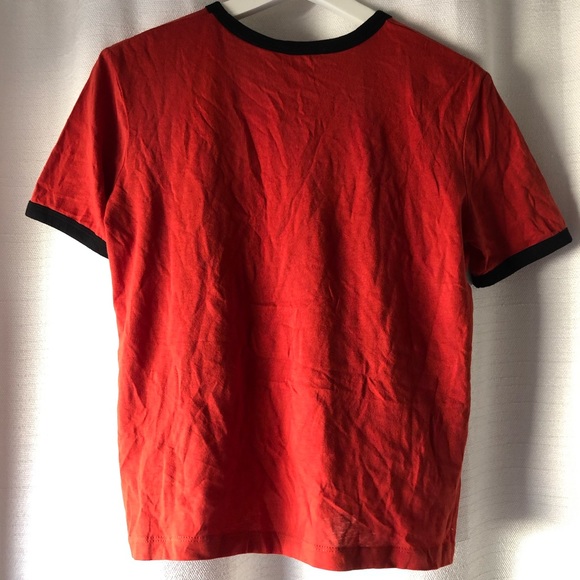 Zara Trafaluc s/s18 Ringer Red Tee - Picture 2 of 3